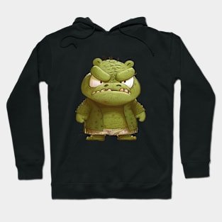 Crocodile Cute Adorable Humorous Illustration Hoodie